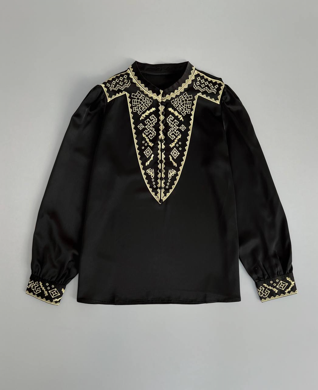 شومیز ساتن گلدوزی کد 2931