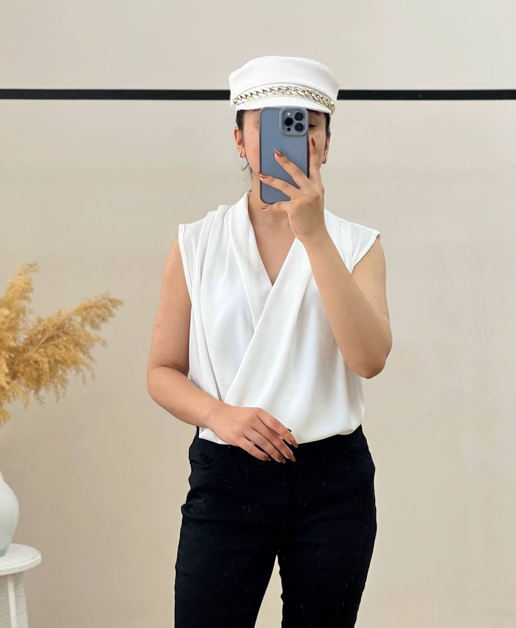 شومیز یقه هفت و هشت کد 2936