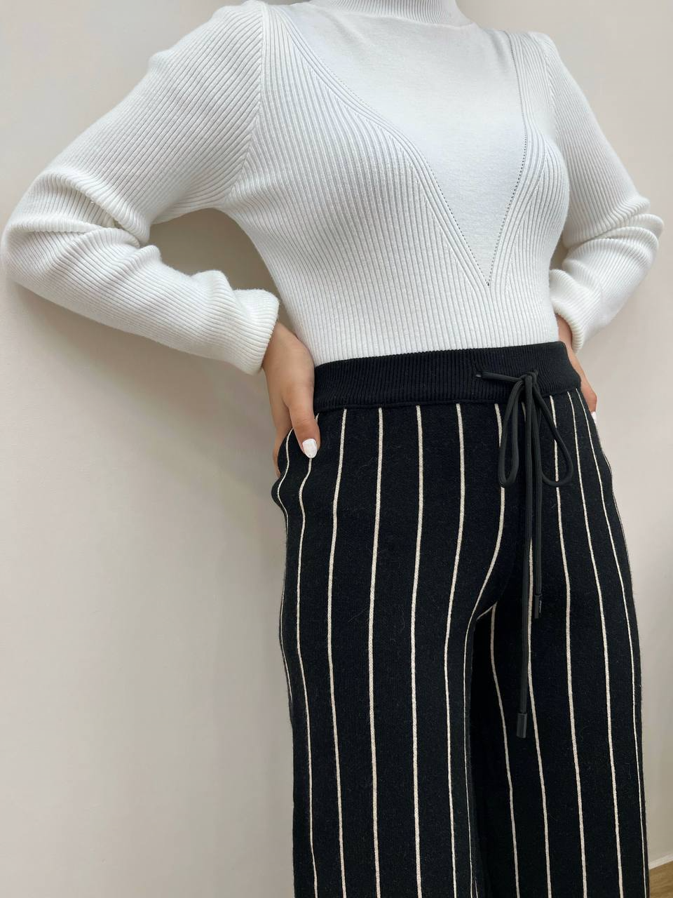 شلوار بافت بگ کد 2941