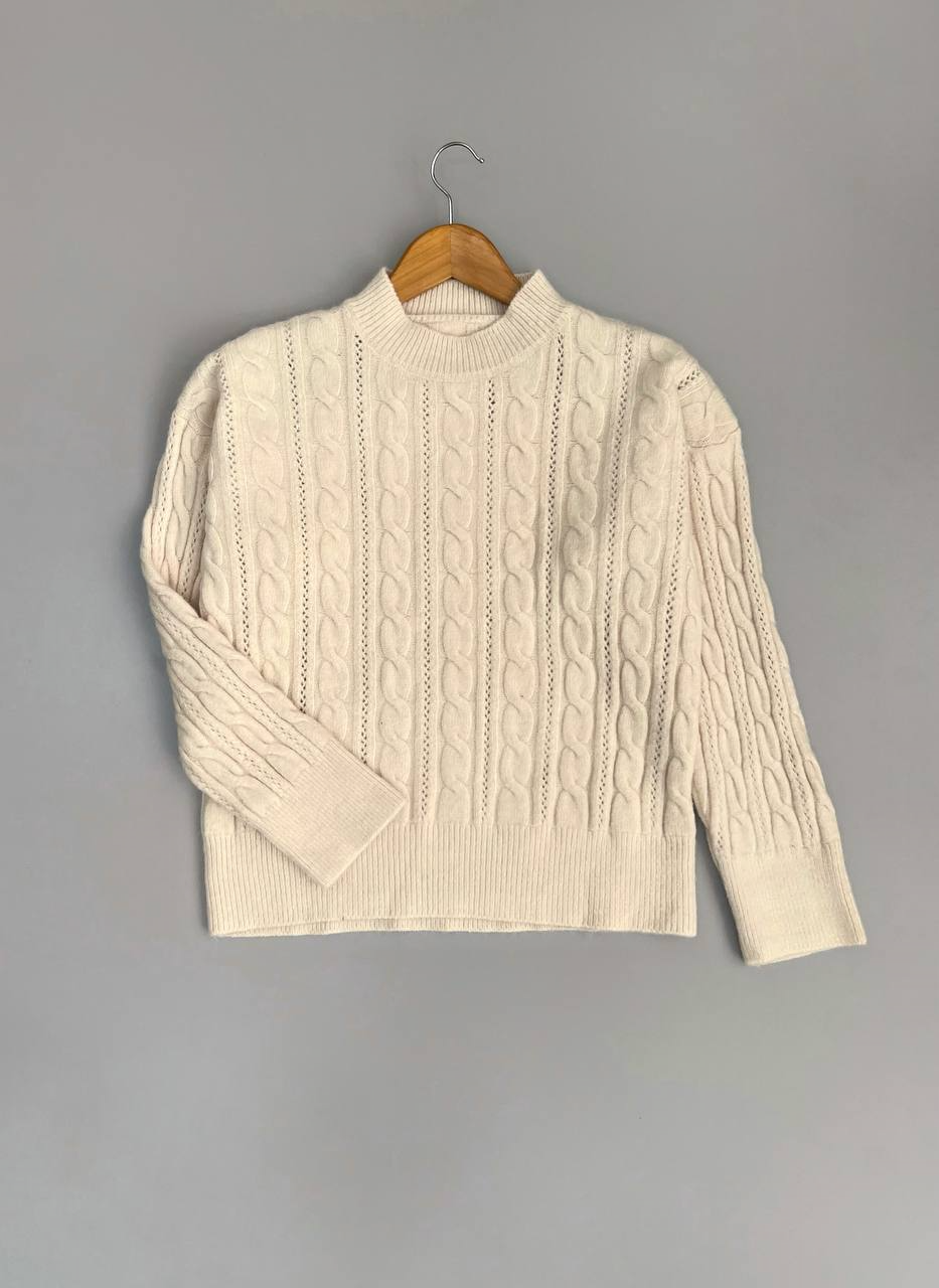 پلیور بافت زنجیری 5 رنگ کد 2948