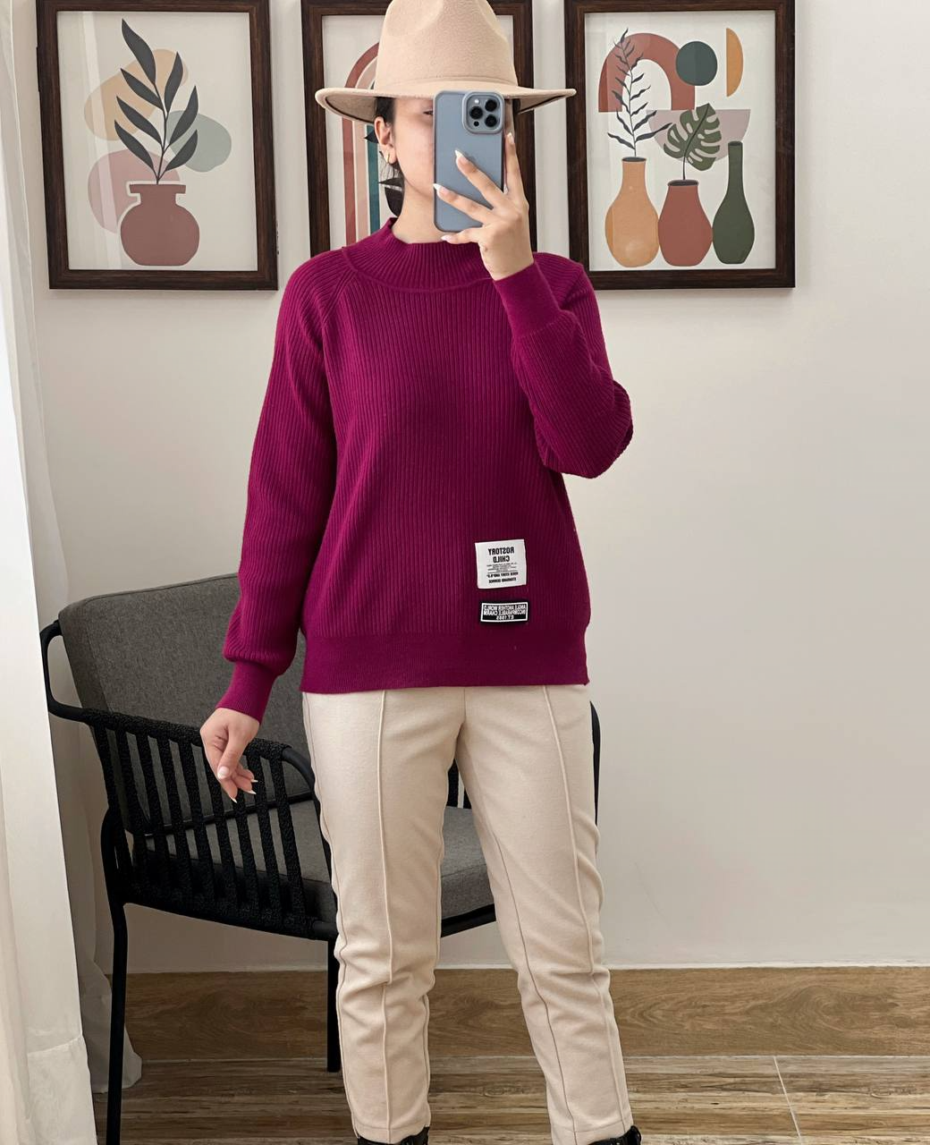 پلیور بافت یقه گرد 4 رنگ کد 2955