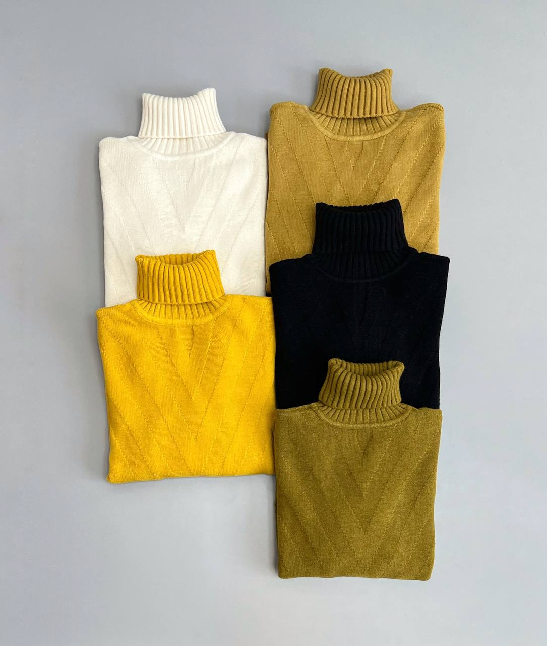 پلیور بافت یقه اسکی کد 2960