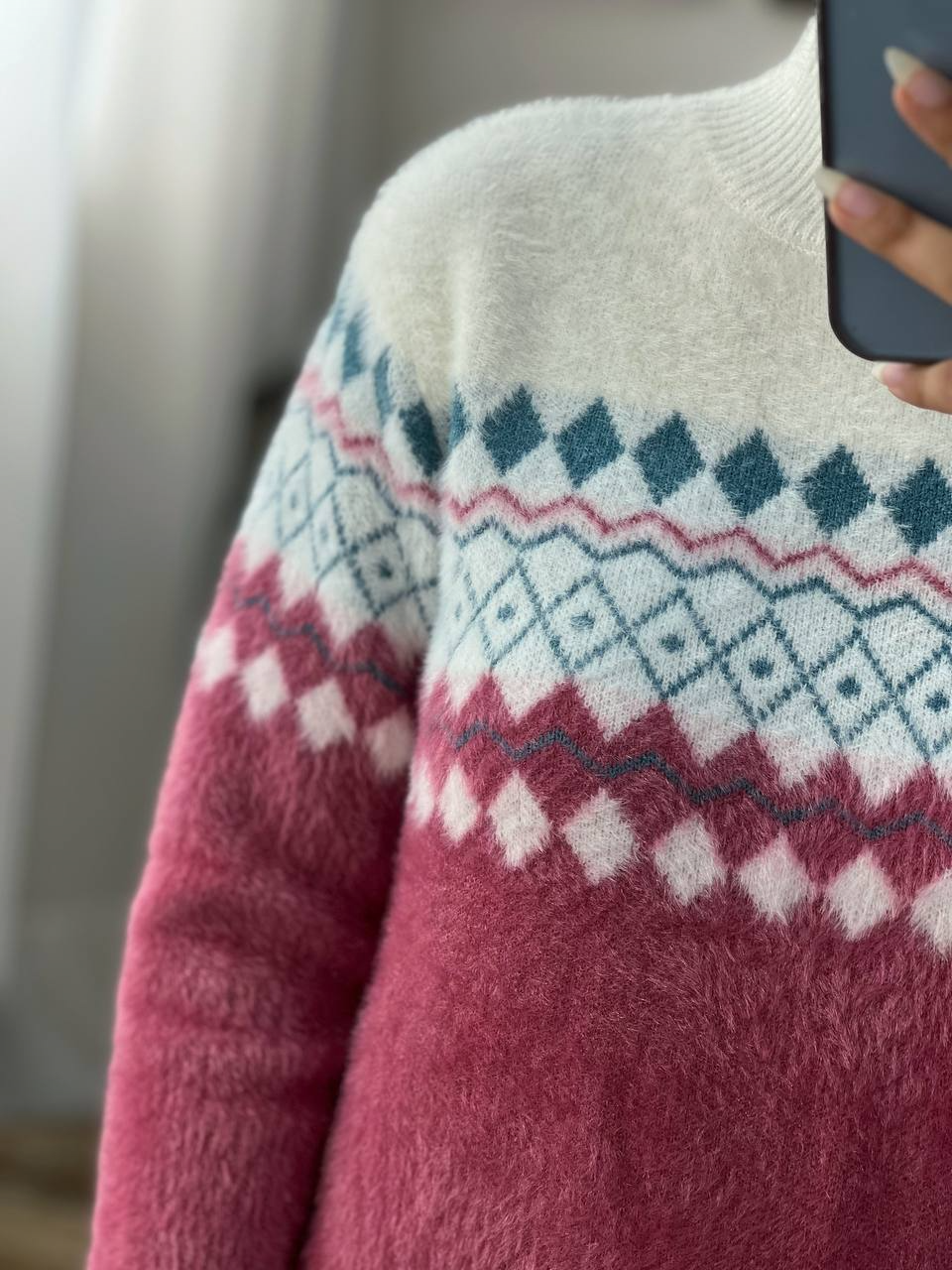 پلیور بافت موهر سنتی کد 2963