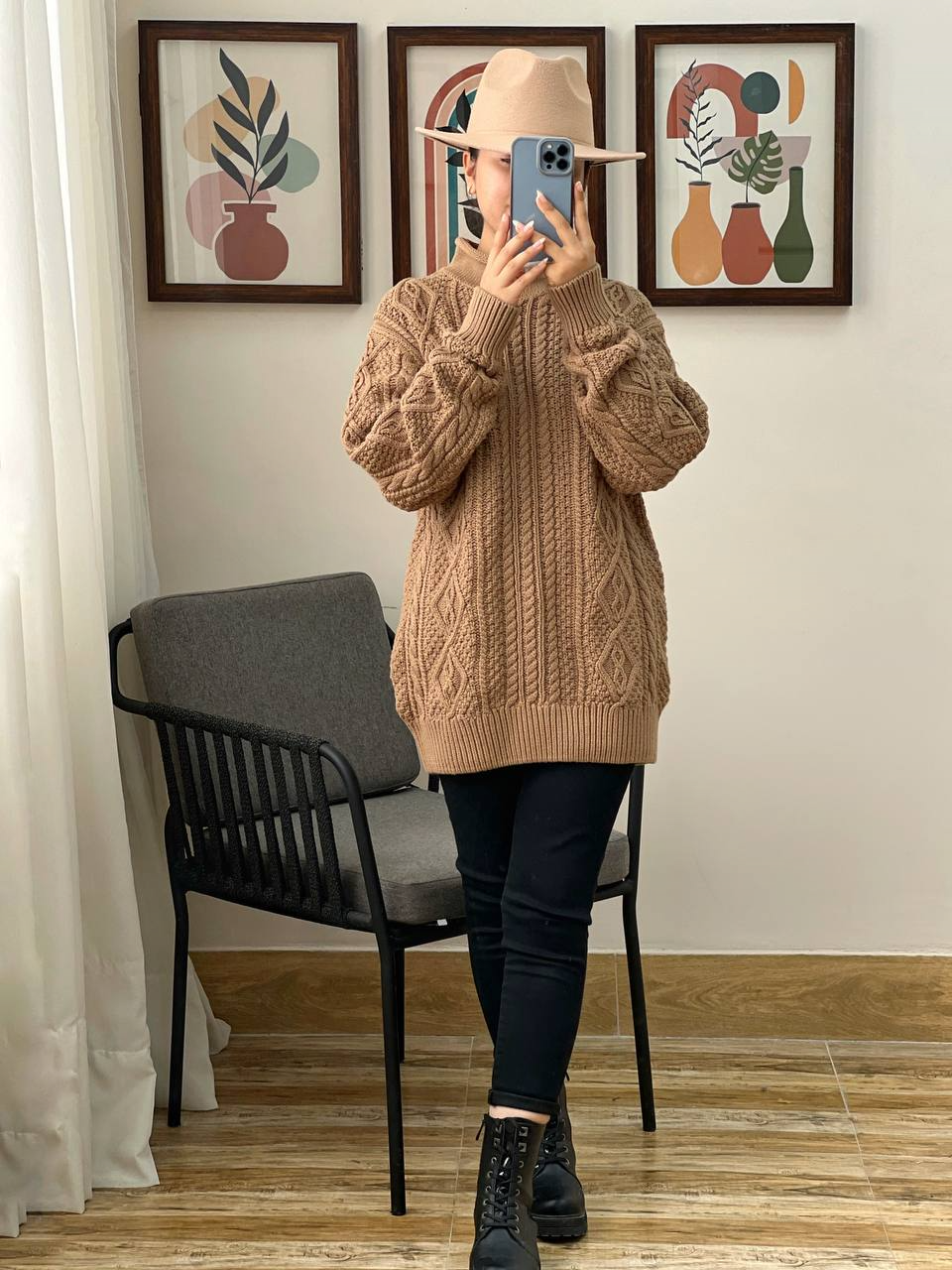 تونیک بافت کاموایی کد 2966