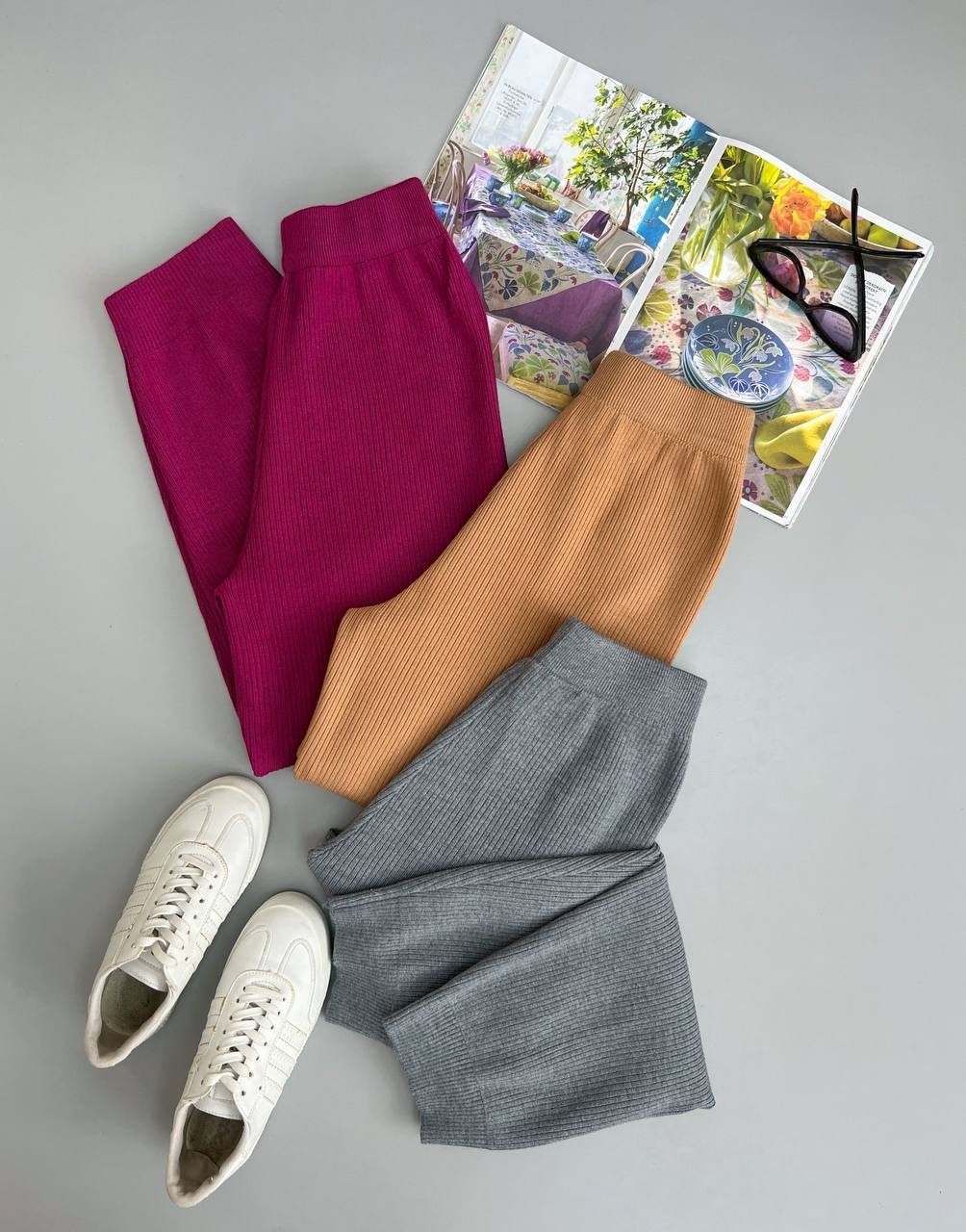 شلوار بافت ساده کد 2967