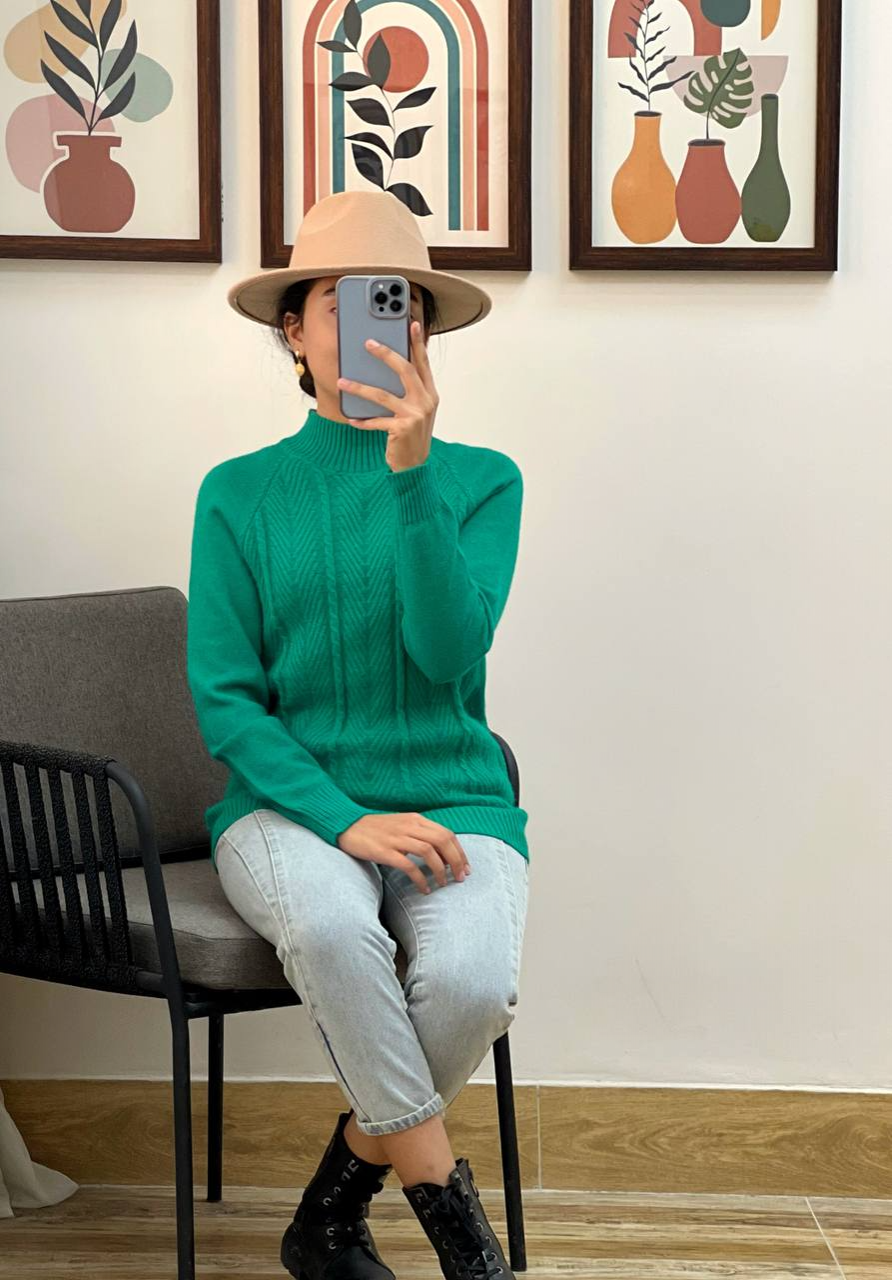 پلیور بافت سه رنگ کد 2973