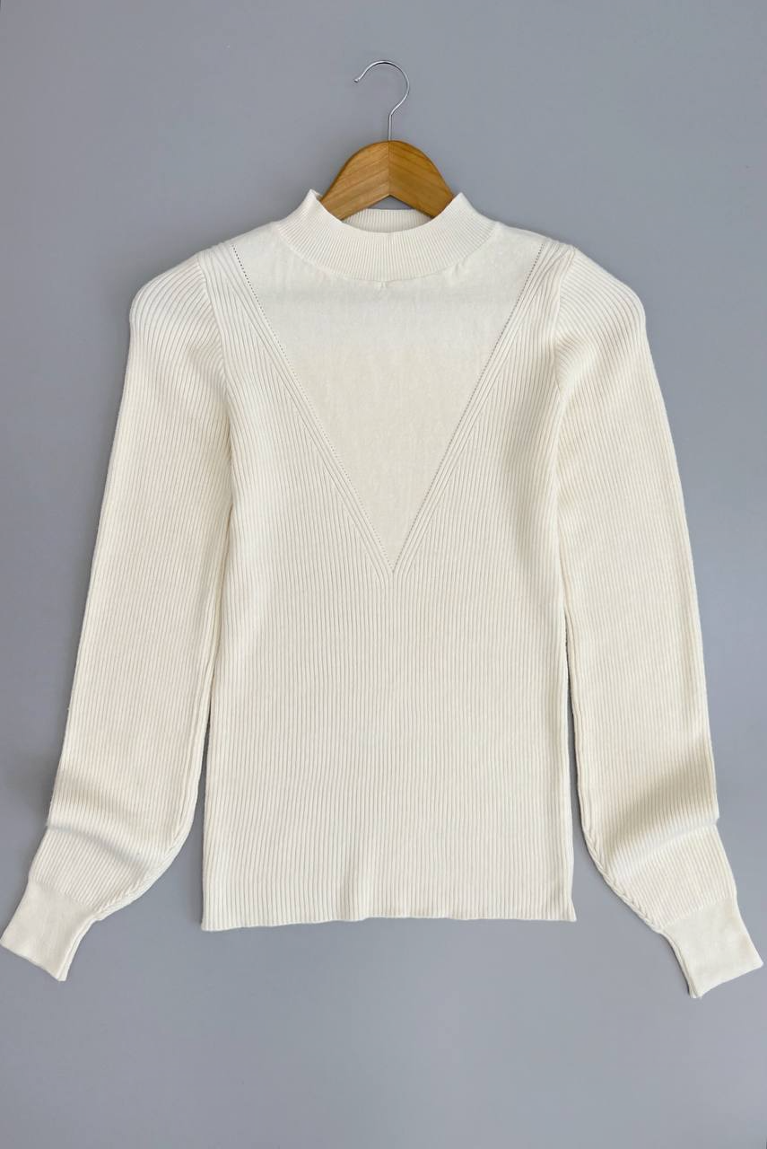 پلیور بافت آستین مچی 2 کد 2977