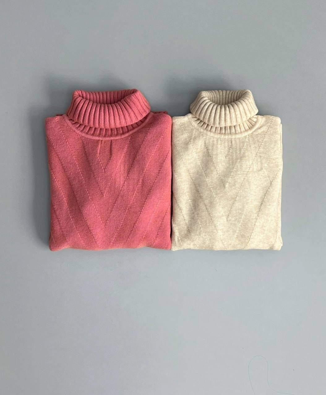 پلیور بافت یقه اسکی کد 2982