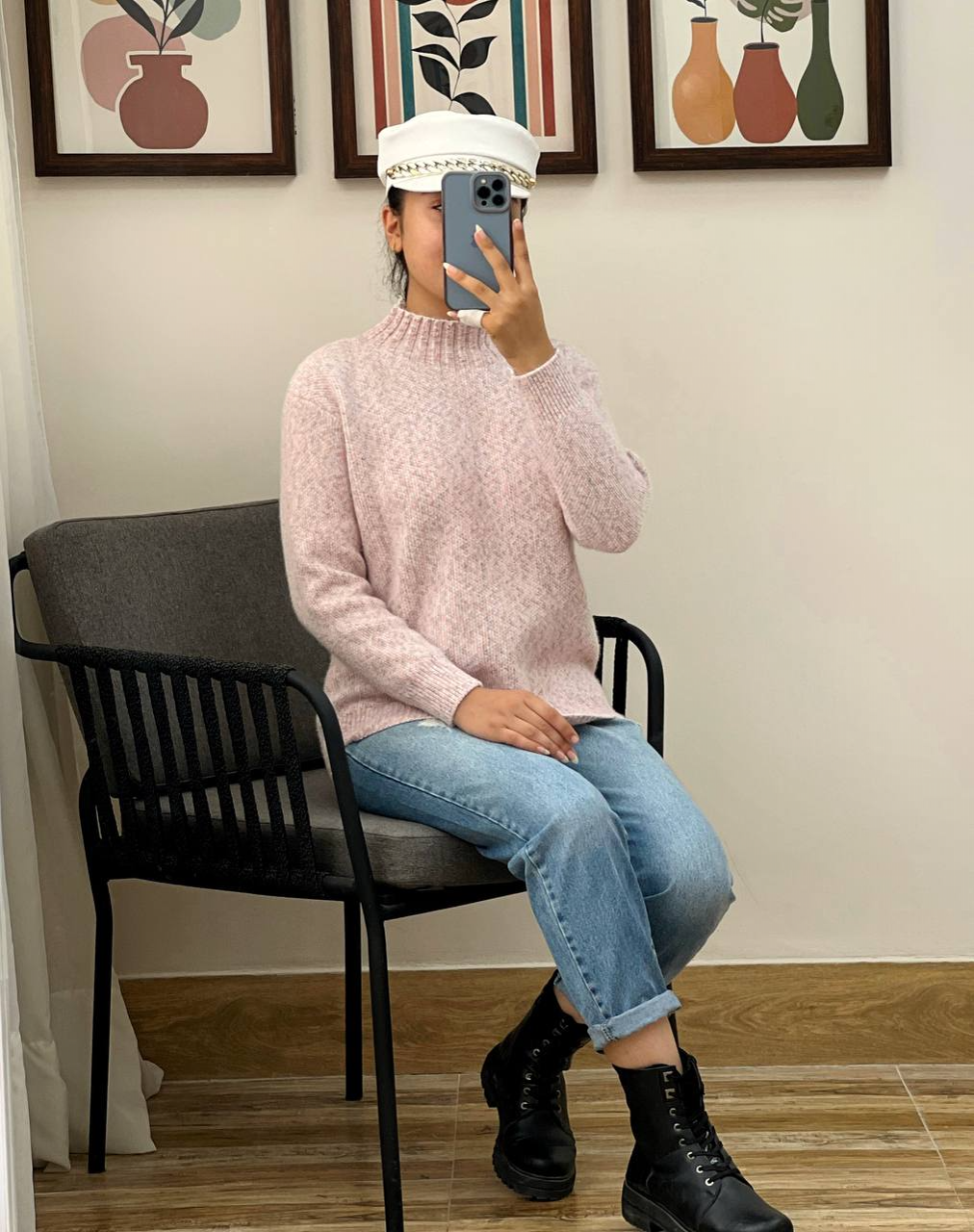 پلیور بافت مخمل گرم بالا کد 2984