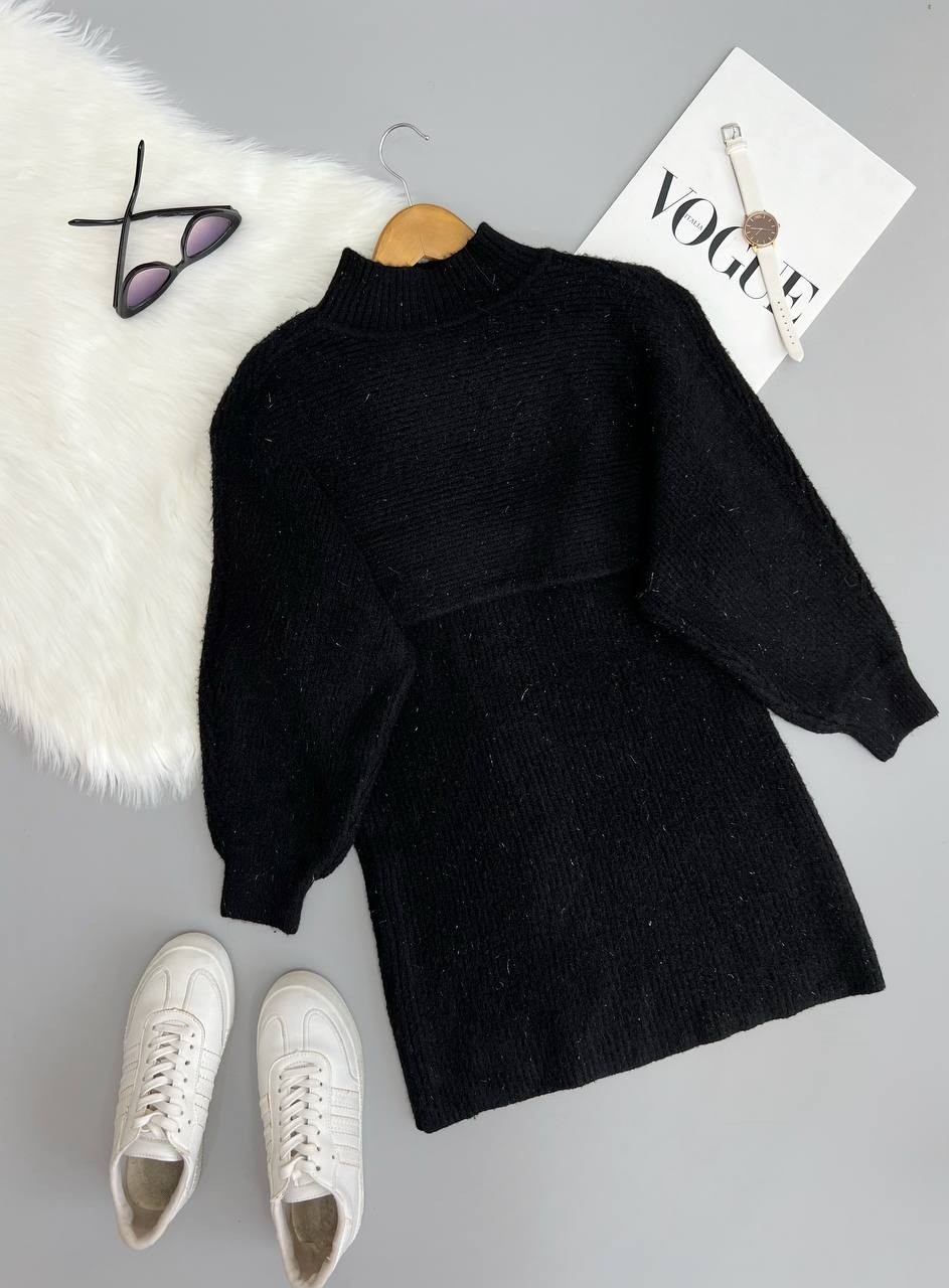 ست سارافن و رویی مشکی کد 2986