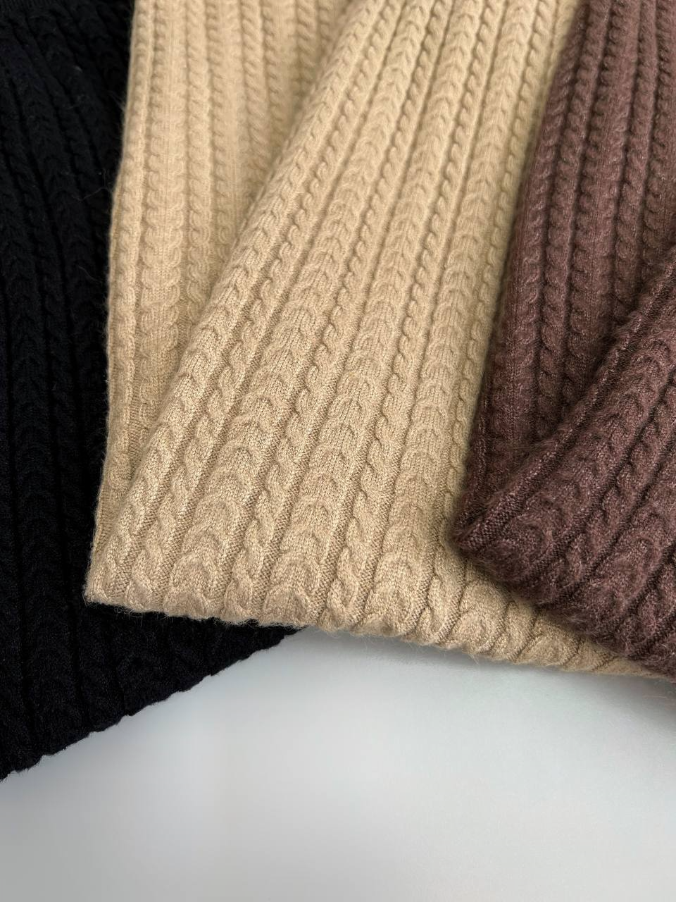 دامن بافت زنجیری سه رنگ کد 2987