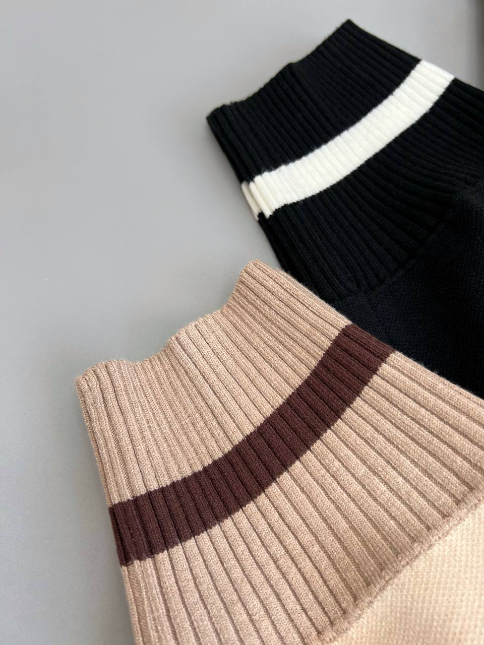 شلوار بافت دو رنگ کد 3003