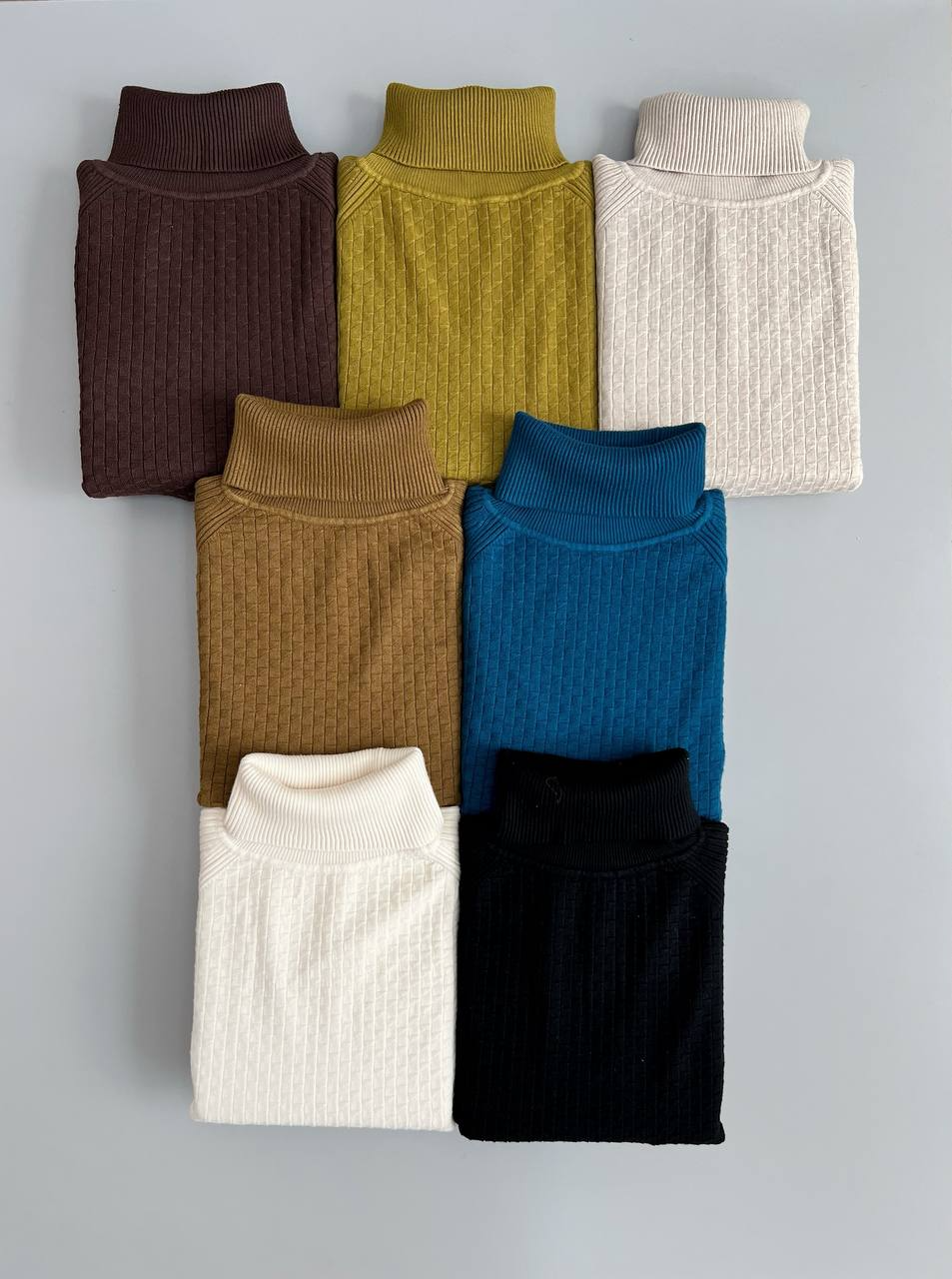 پلیور بافت یقه اسکی کد 3007