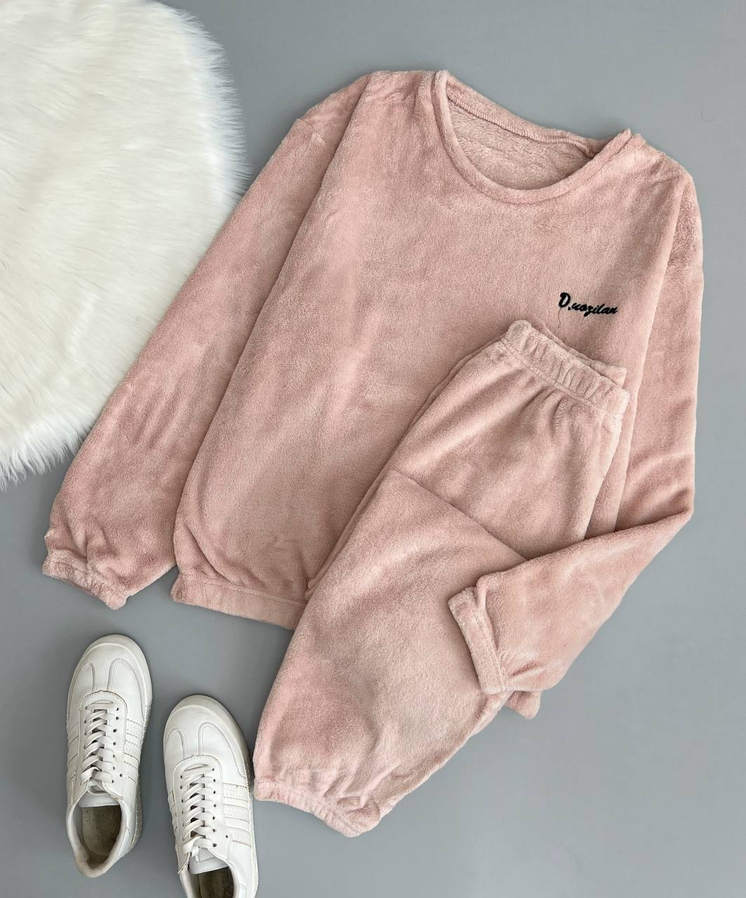 ست بلوز و شلوار تدی کد 3008