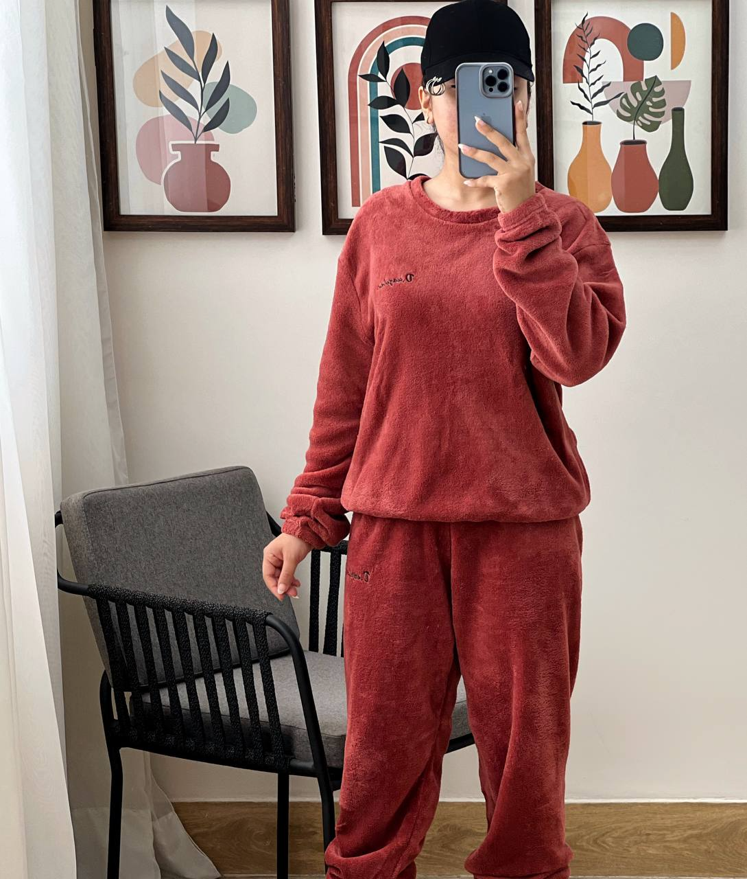 ست بلوز و شلوار تدی کد 3008