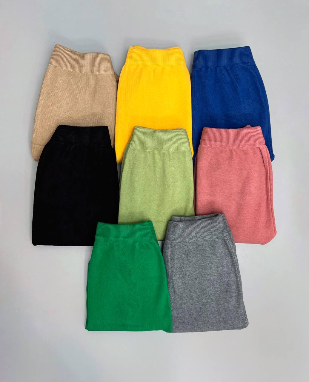 دامن بافت بغل چاک هلال کد 3009