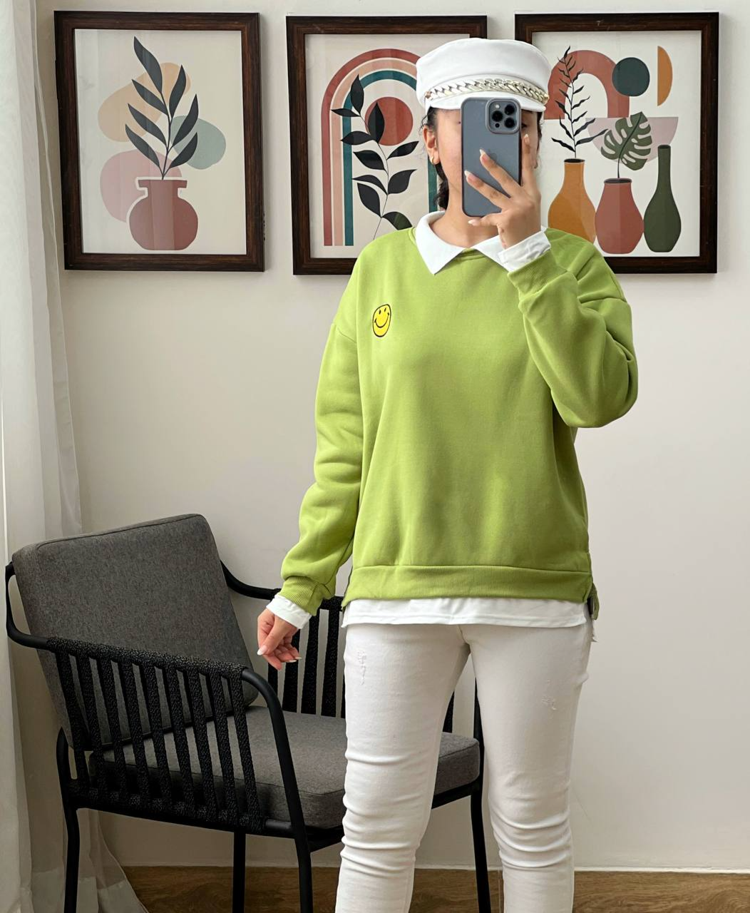 بلوز دورس یقه دار کد 3016