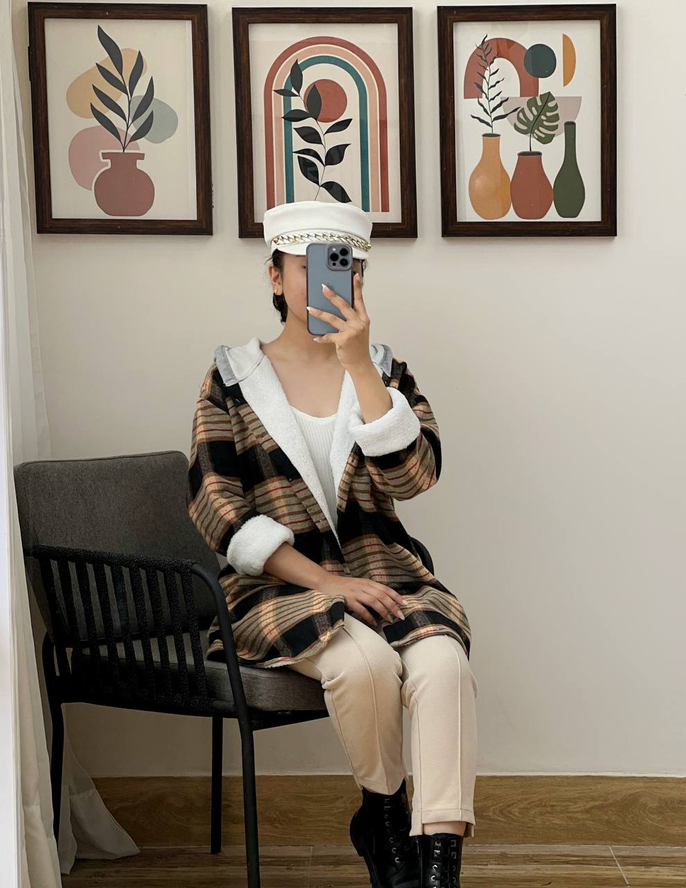 شکت چهار خونه داخل خز کد 3019