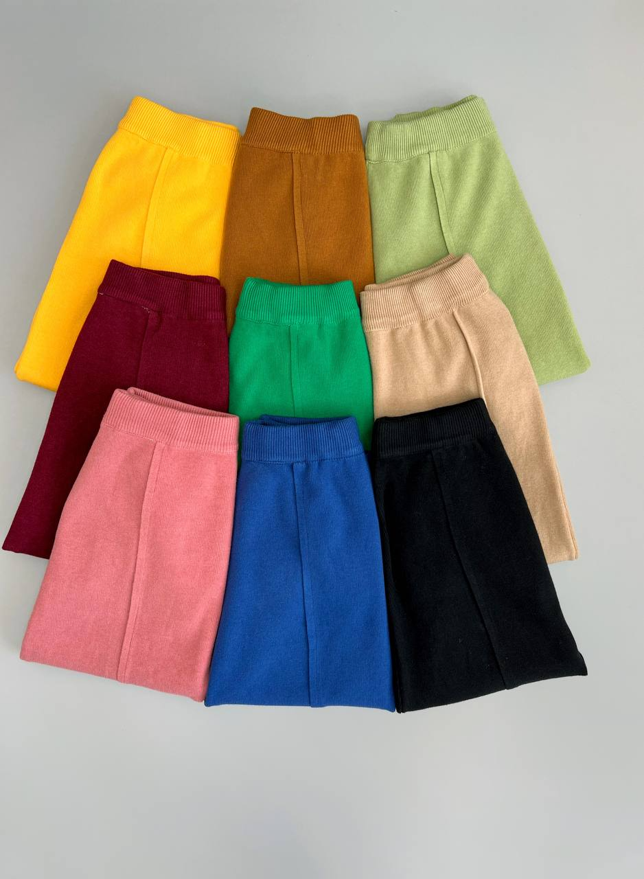 دامن بافت بغل چاک کد 3022