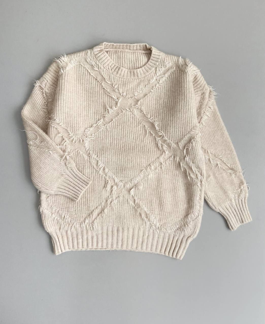 پلیور بافت لوزی کد 3025