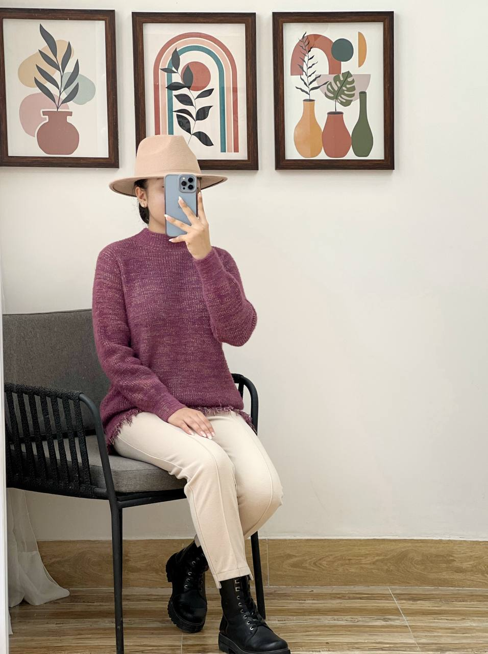 پلیور بافت پایین ریش کد 3026