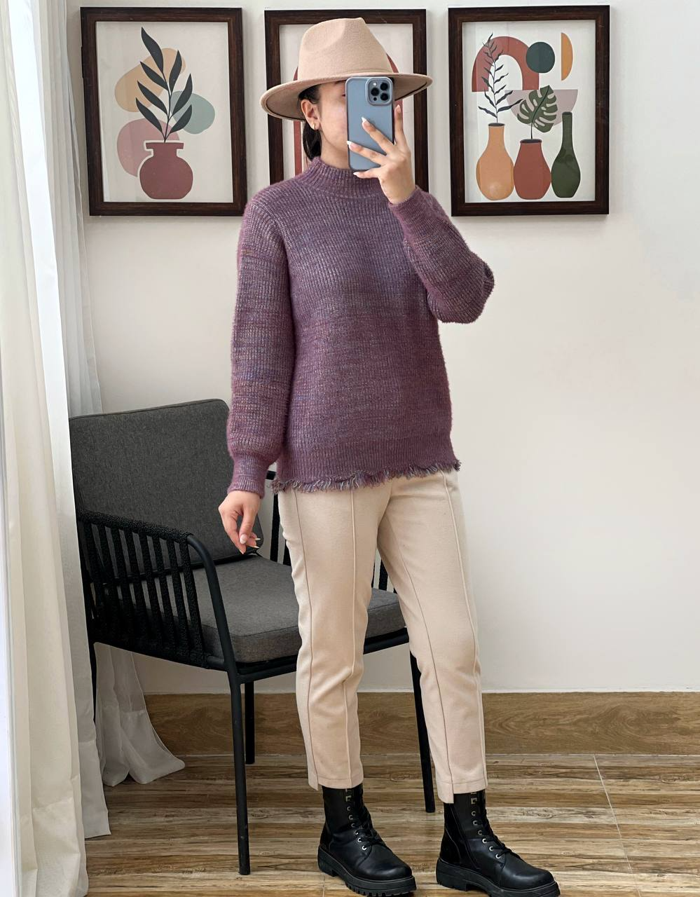 پلیور بافت پایین ریش کد 3026