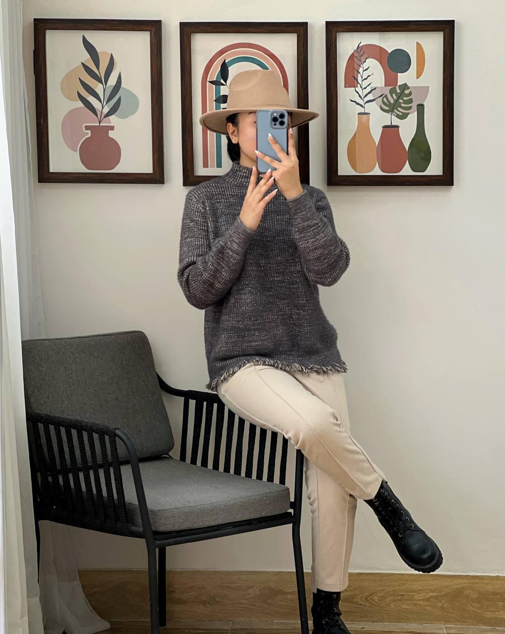 پلیور بافت پایین ریش کد 3026