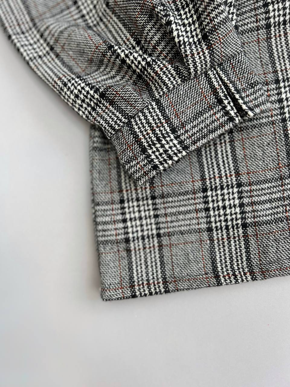 مانتو چهارخونه کشمیر کد 3032