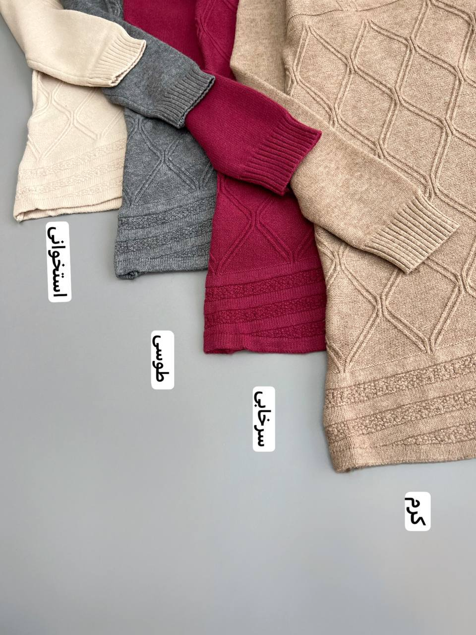 تونیک بافت یقه گرد کد 3049