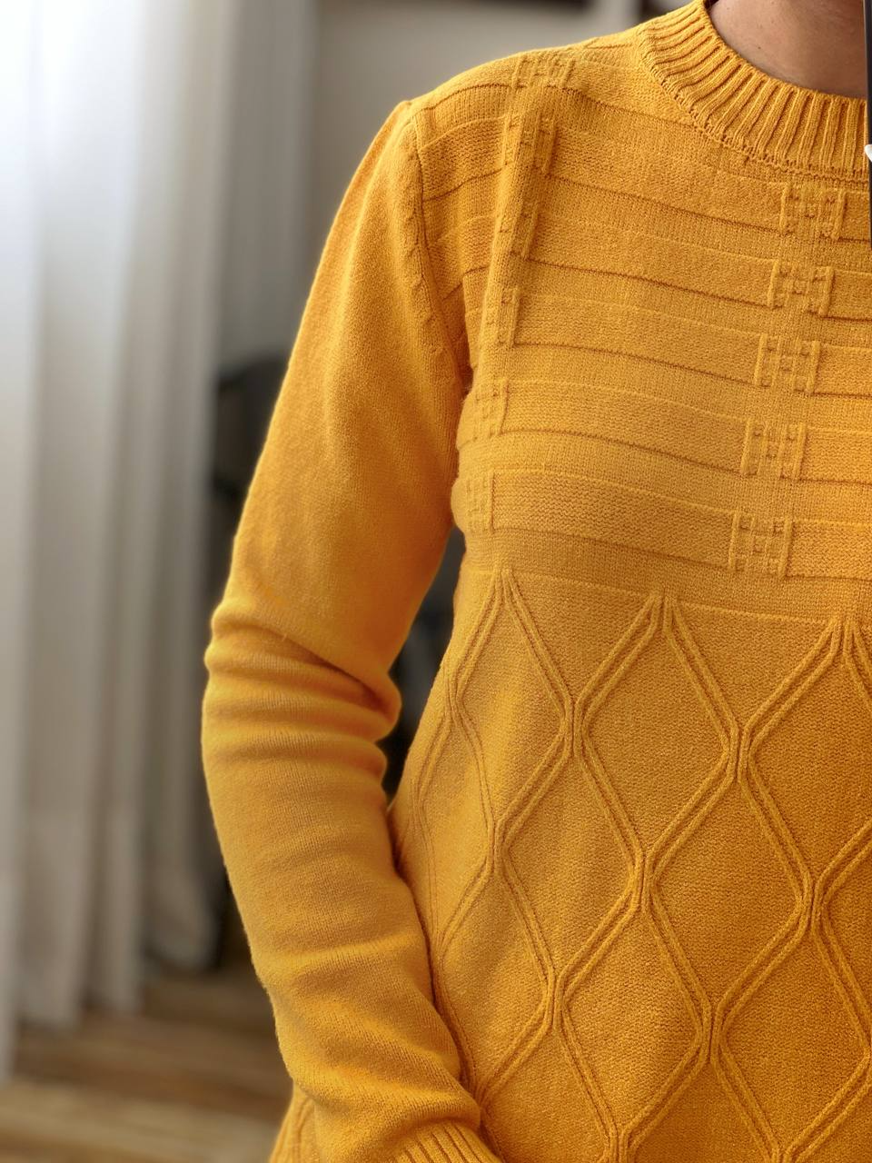 تونیک بافت یقه گرد کد 3049