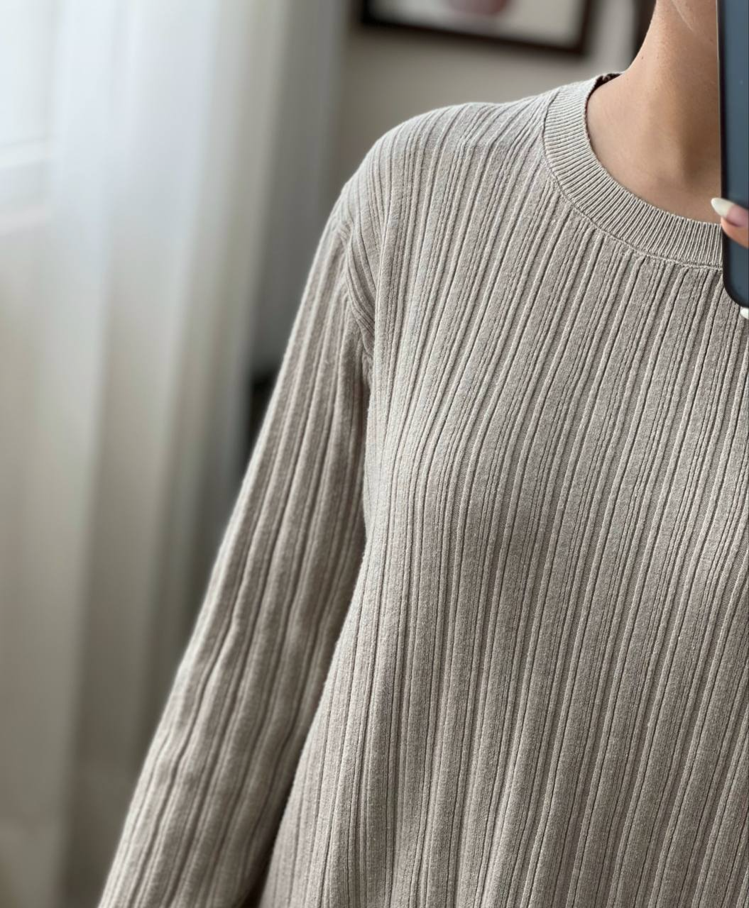 پلیور بافت یقه گرد کد 3051