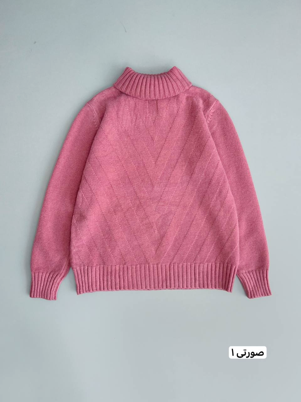 پلیور بافت یقه اسکی 3 کد 3055