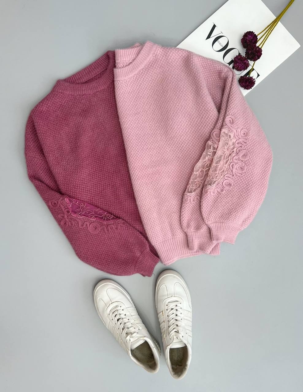 پلیور بافت مخمل موهر دار کد 3058