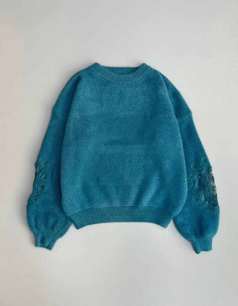 پلیور بافت مخمل موهر دار کد 3058