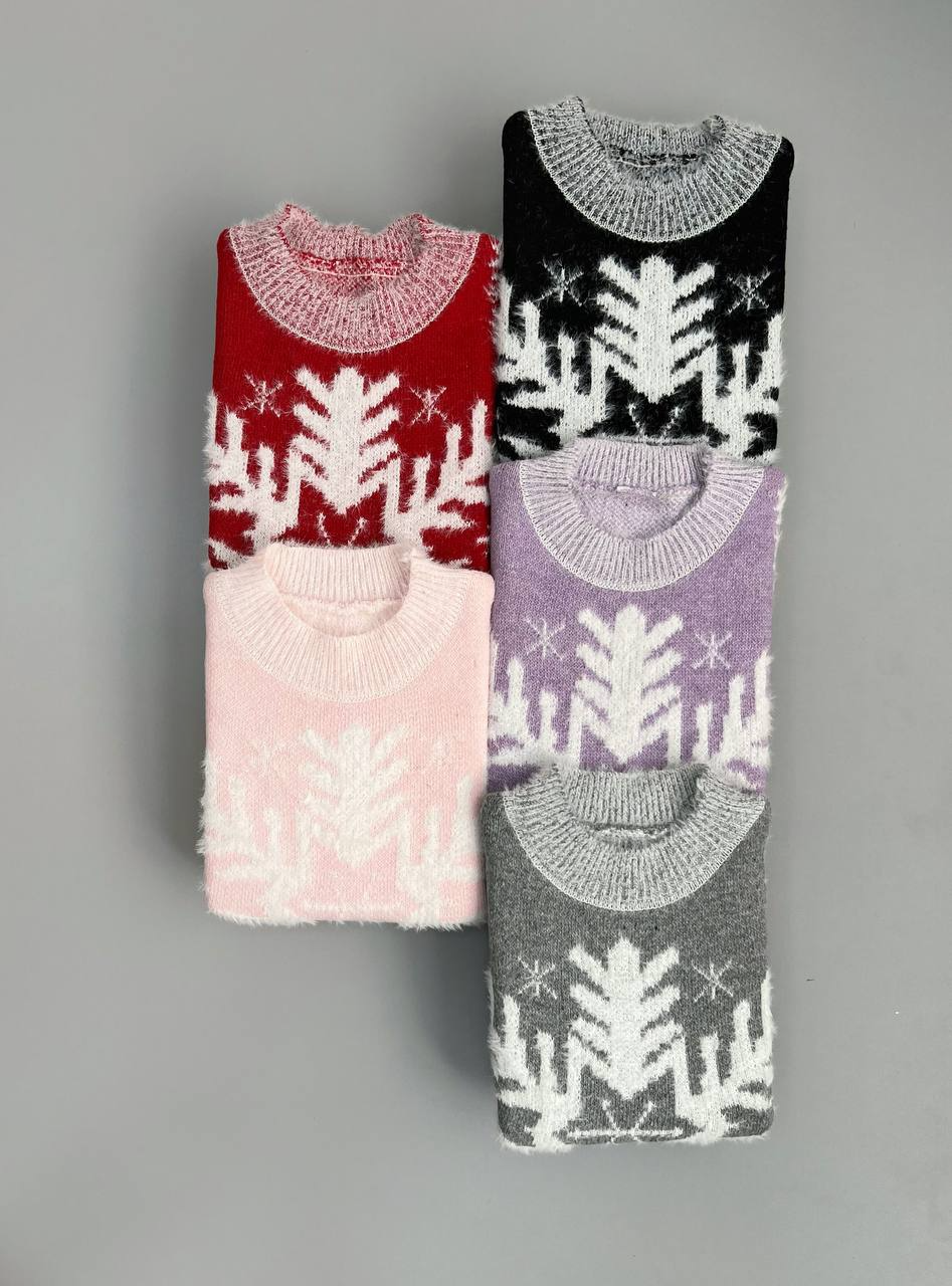 پلیور بافت موهر برف کد 3061