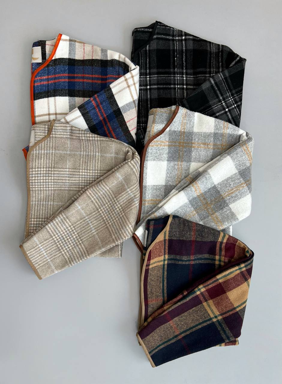 کت چهارخونه پشمی کد 3064