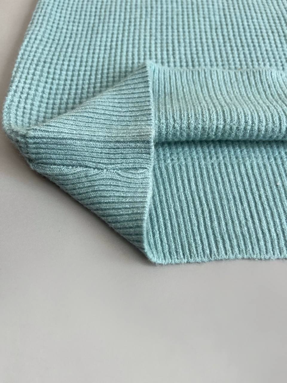 پلیور بافت آستین پف نوار دوزی کد 3066