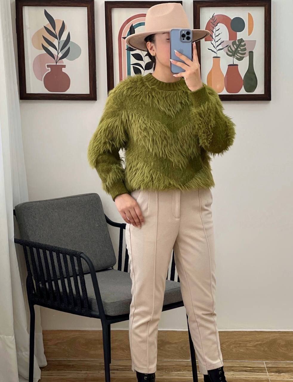 پلیور بافت تمام خز مدل 2 کد 3067