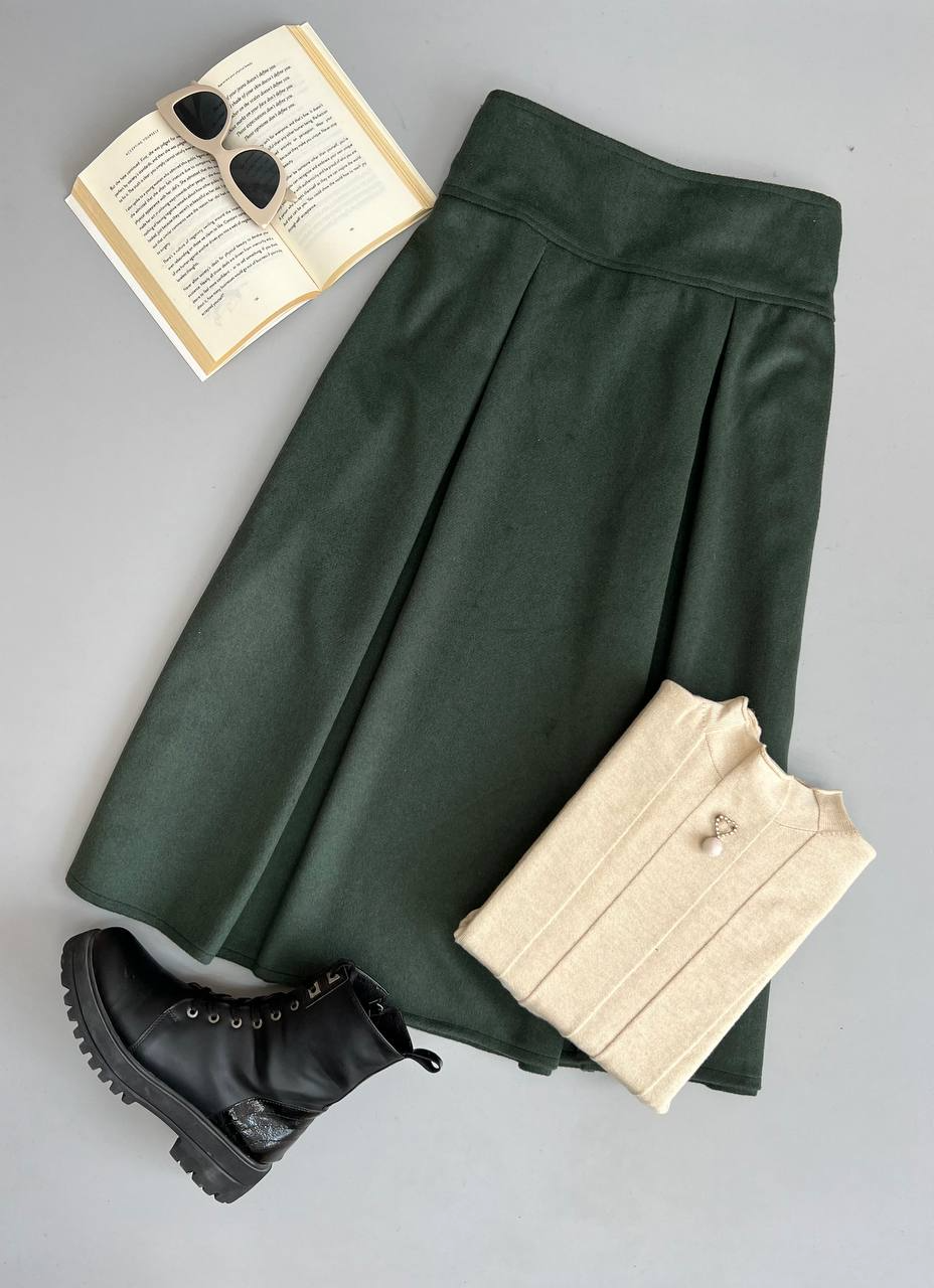 دامن فوتر پیلی دار2 کد 3072