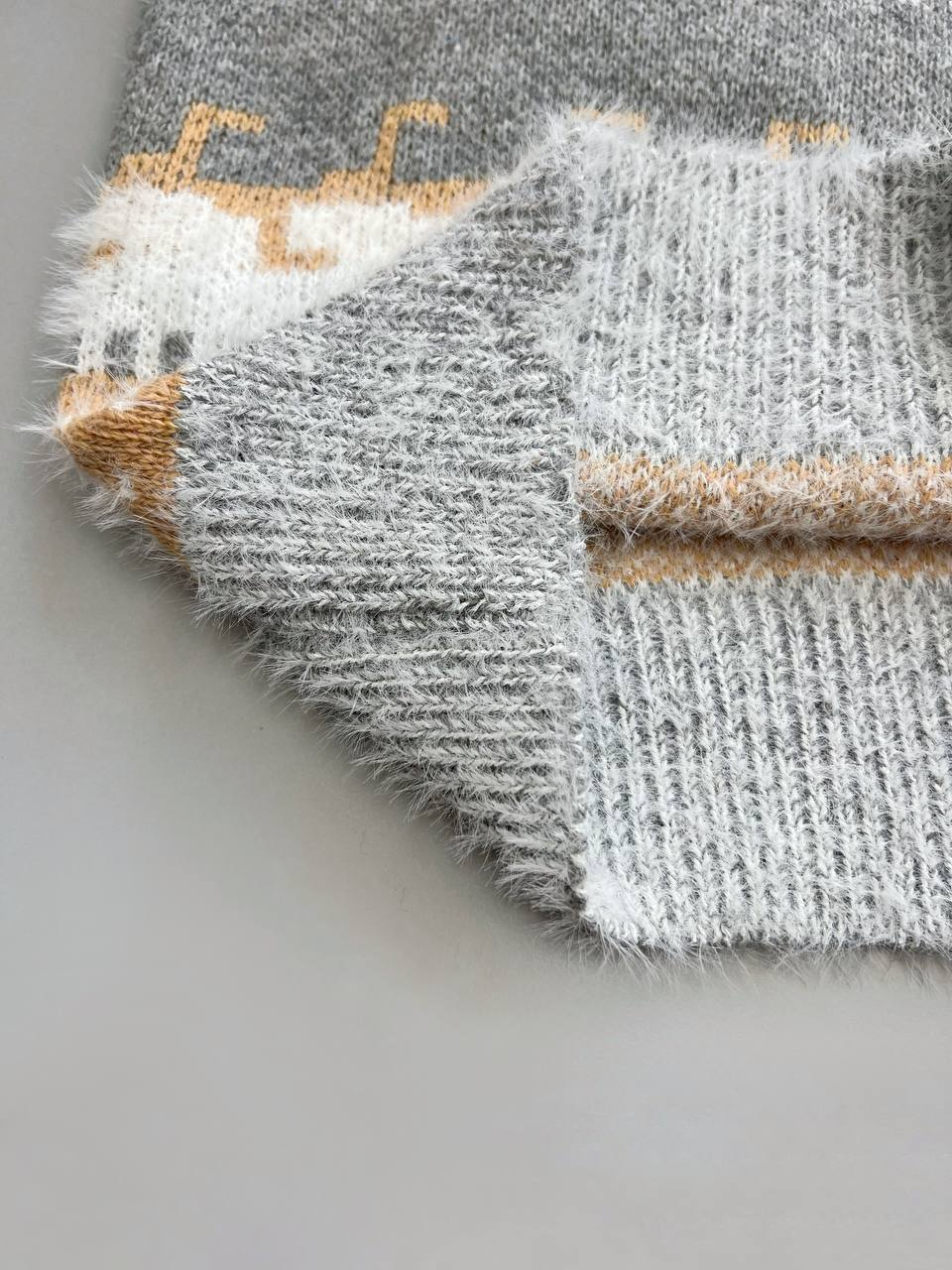 پلیور بافت موهر دار گوزن کد 3079