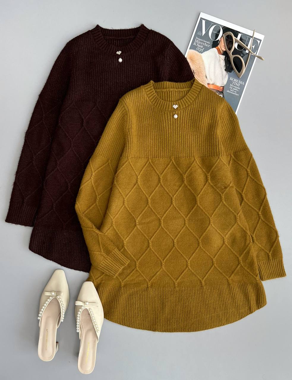 تونیک بافت گرم بالا 2 کد 3080