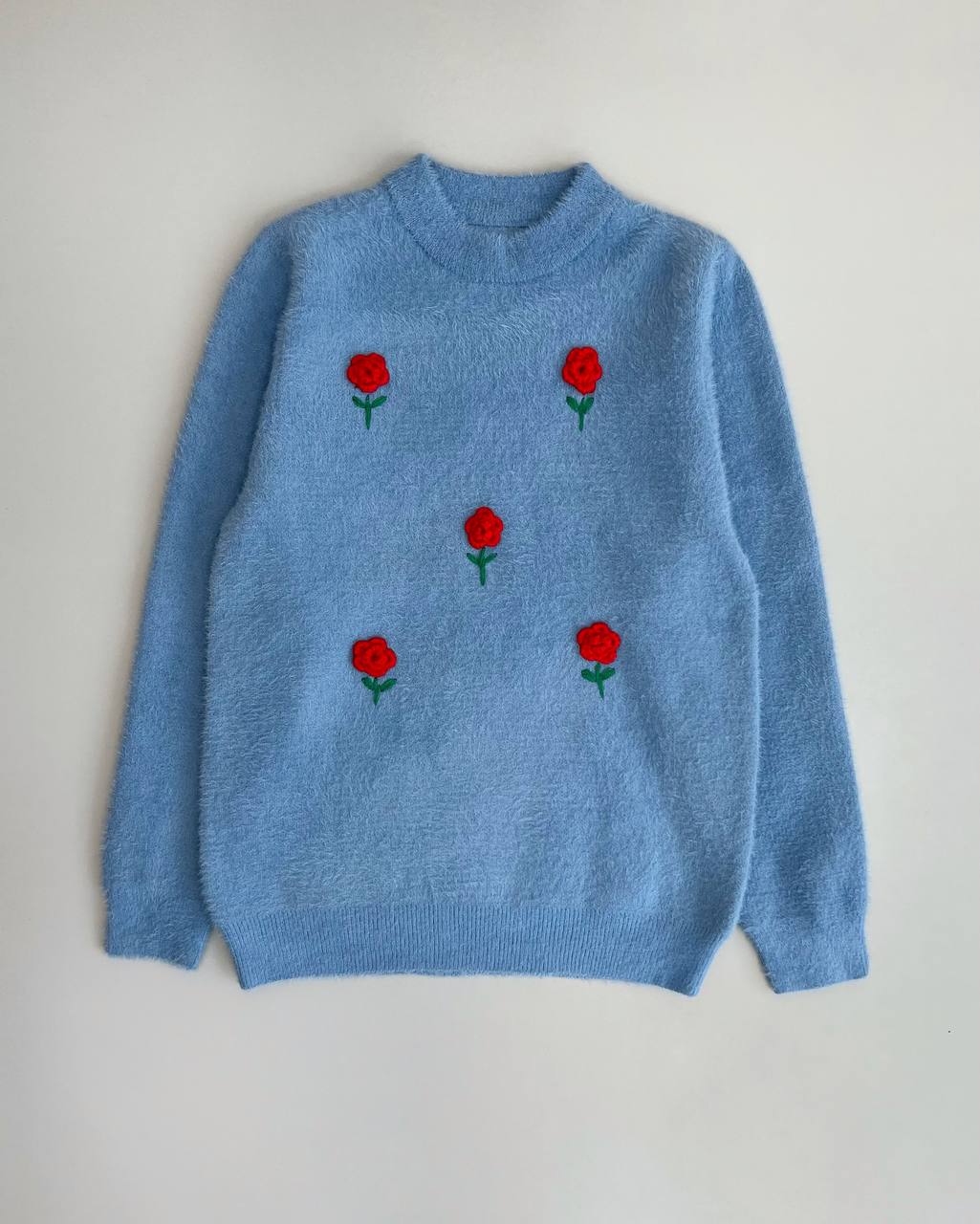 پلیور بافت گل برجسته موهر کد 3082