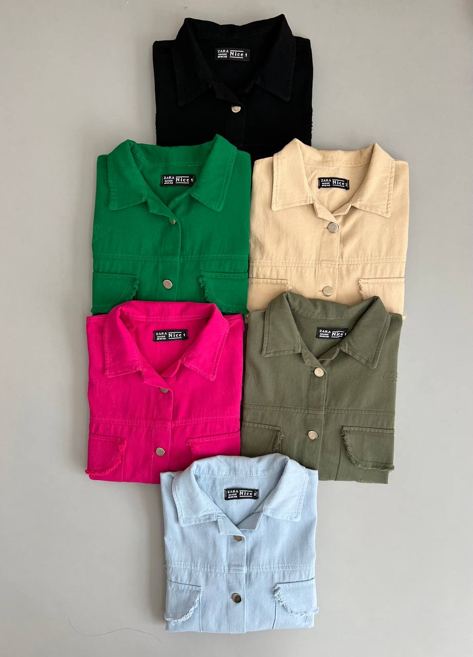 کت کتان زاپدار کد 3097