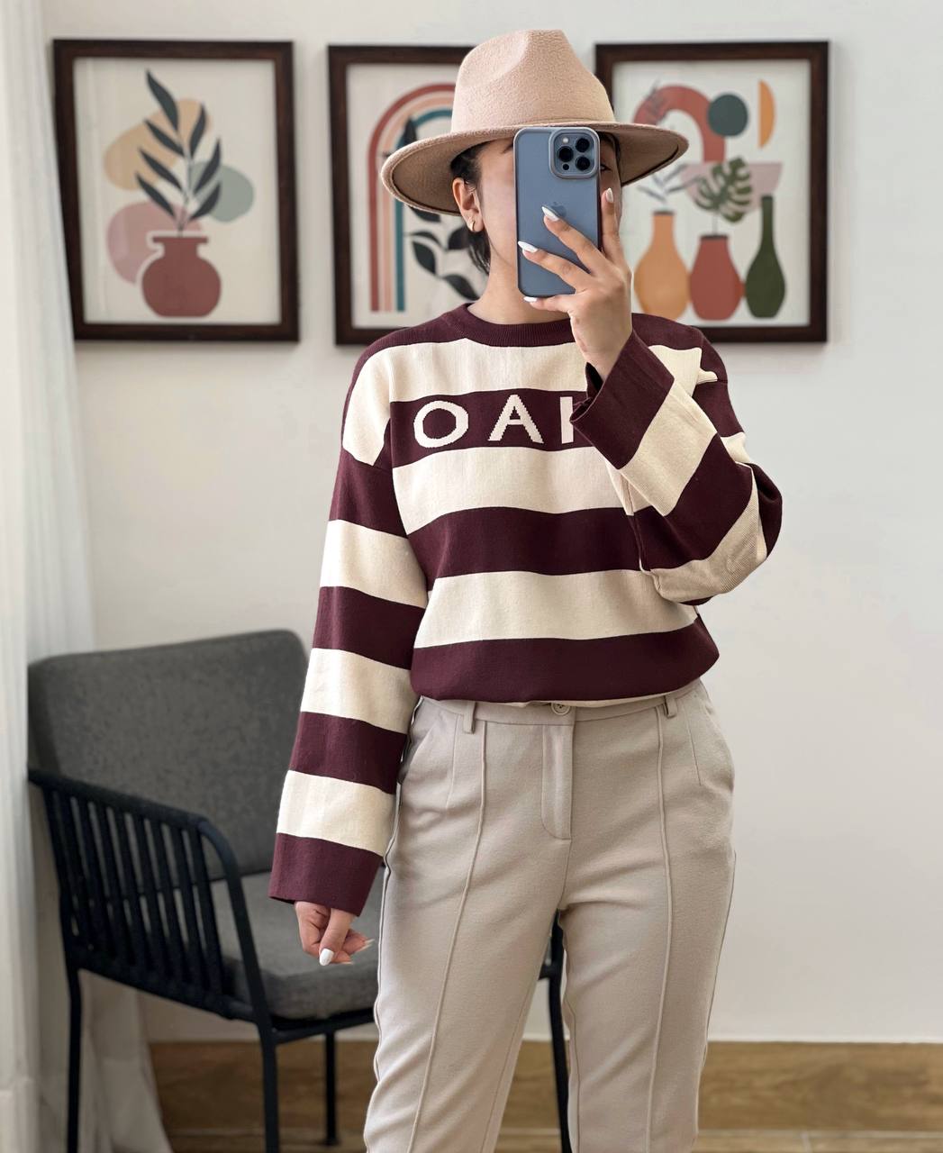 پلیور بافت راه راه CIA0 کد3099