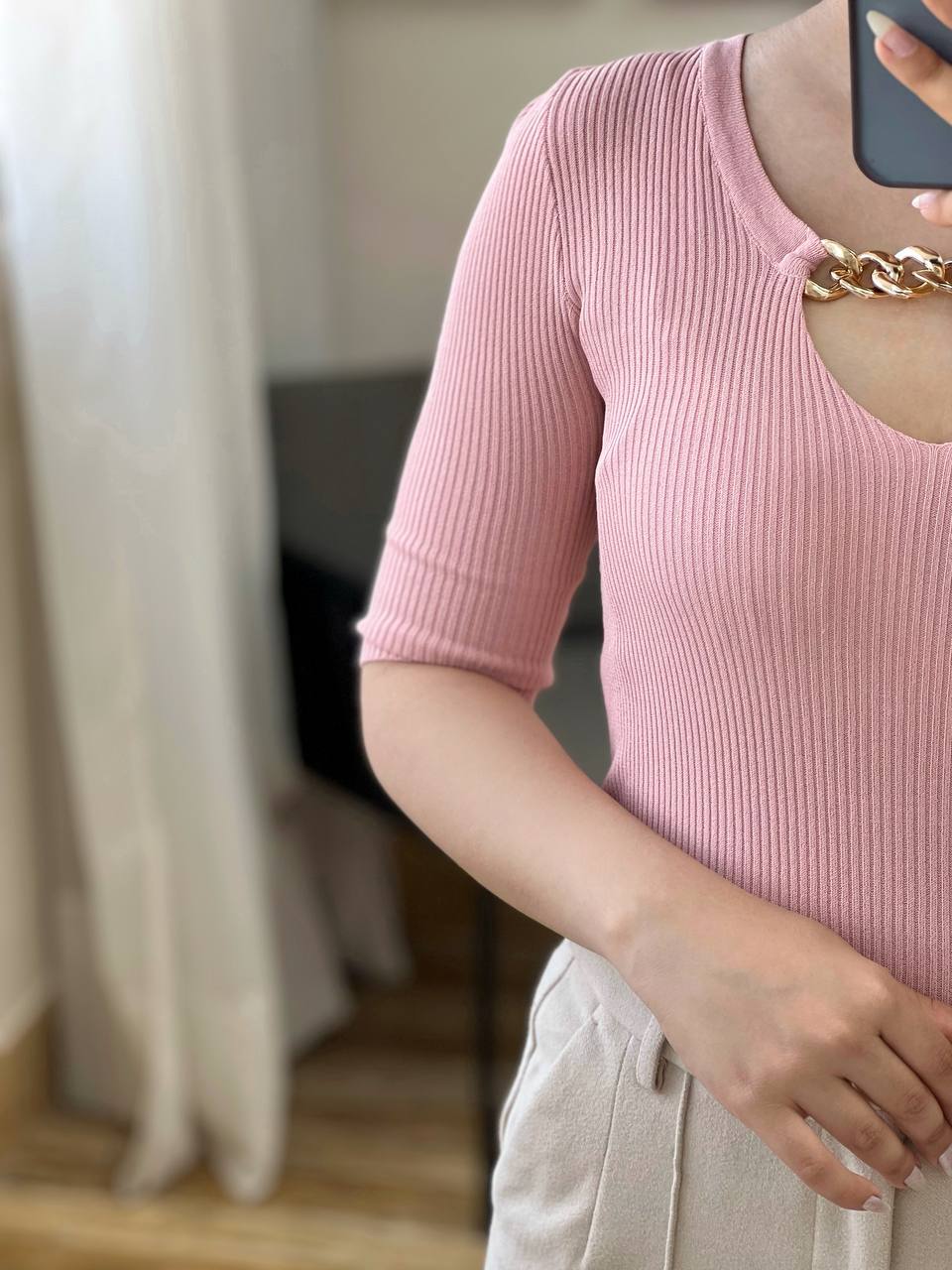 بلوز بافت کارتیه کد3104