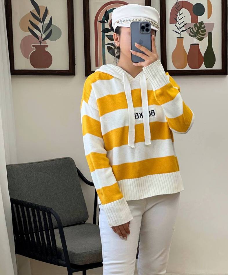 هودی بافت کلاهدار کد 3107