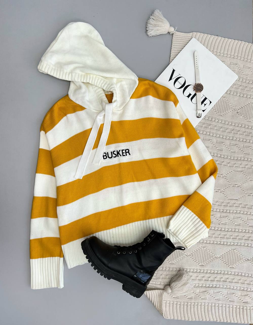 هودی بافت کلاهدار کد 3107