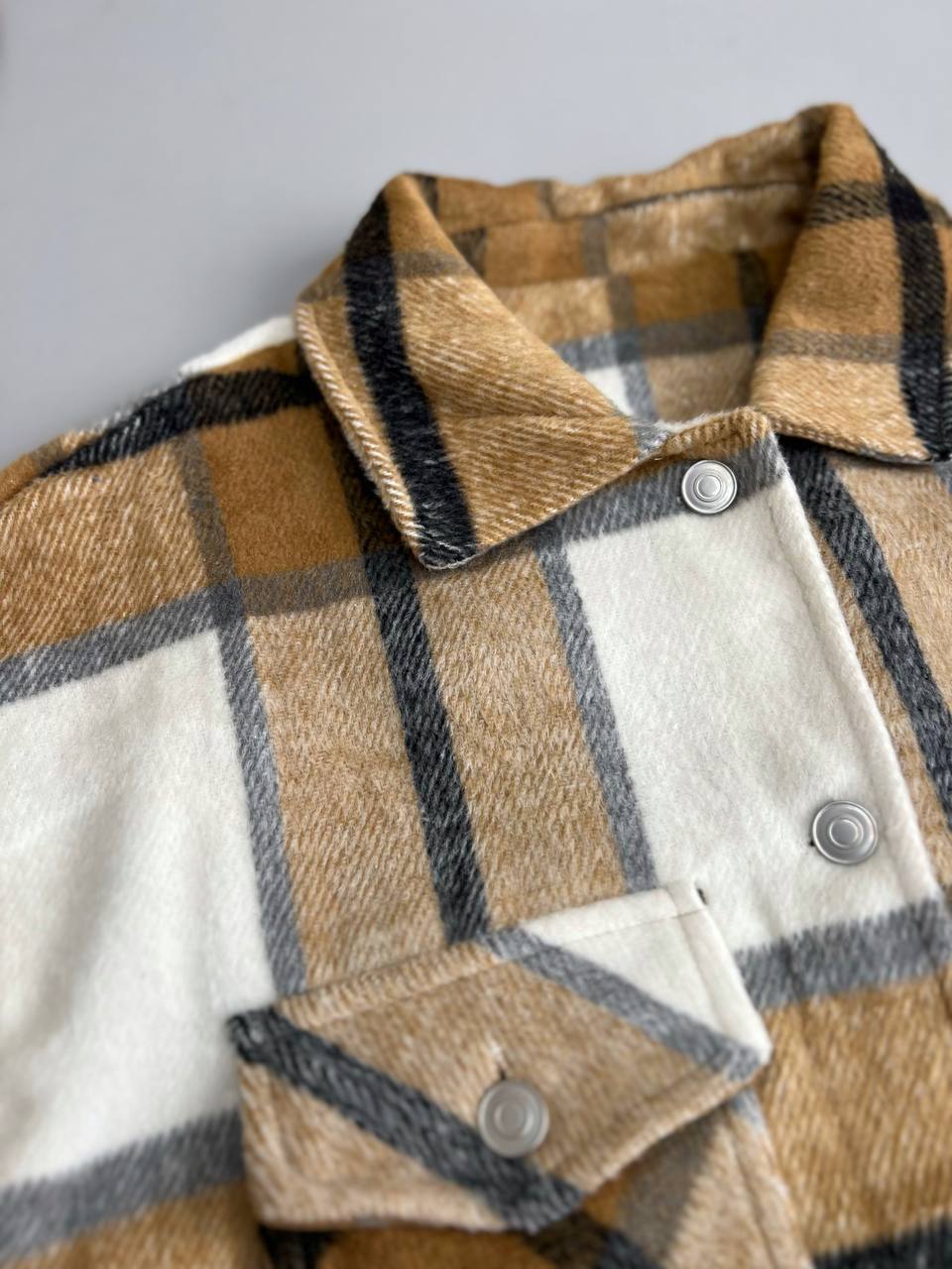 شکت چهارخونه پشمی کد 3111