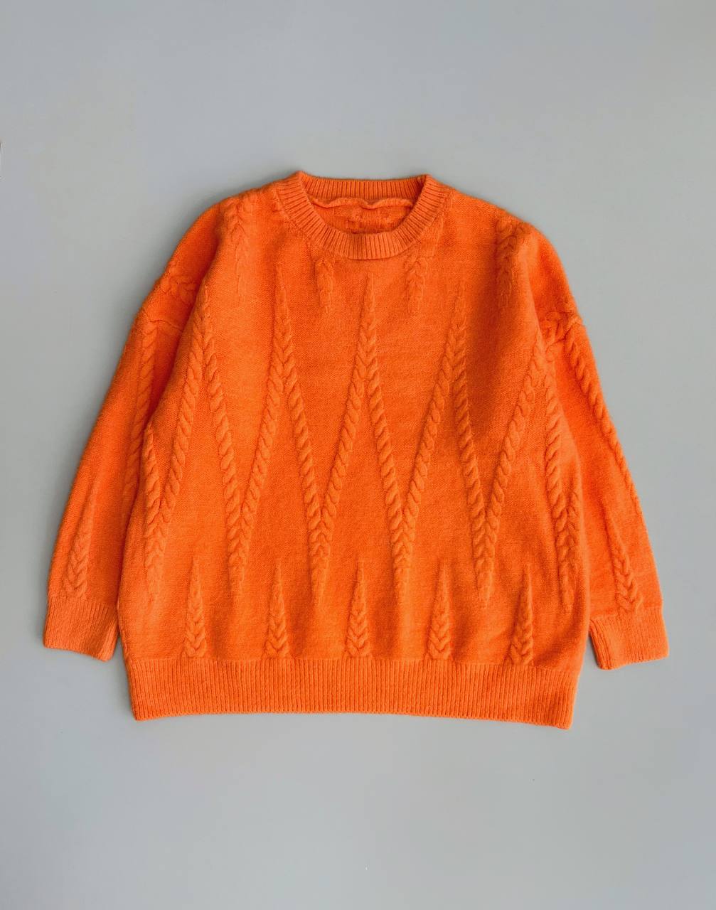 پلیور بافت یقه گرد کد 3113