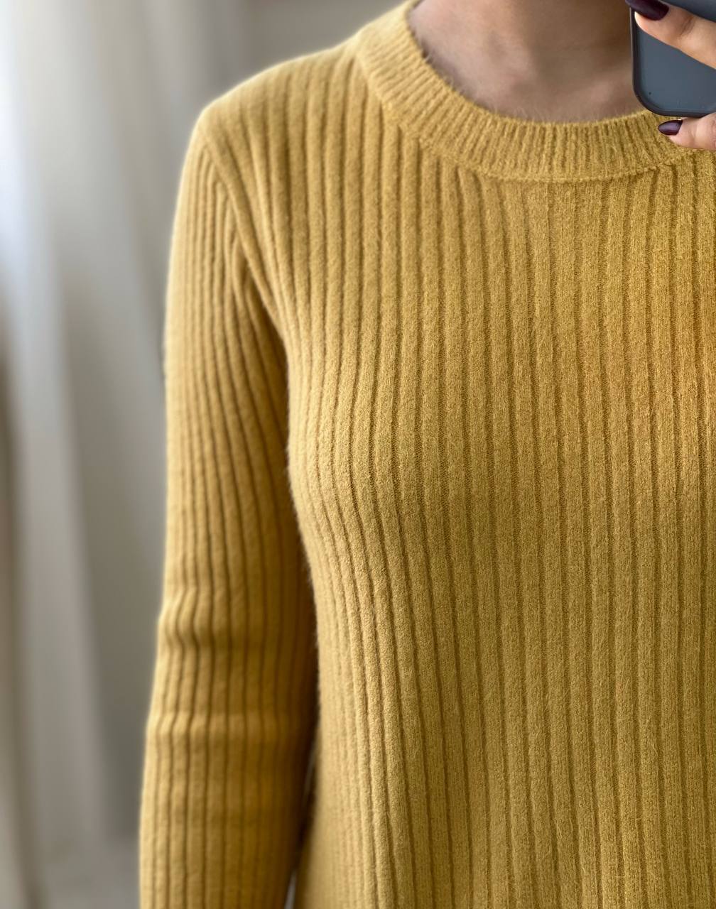 پلیور بافت کبریتی موهردار کد 3114